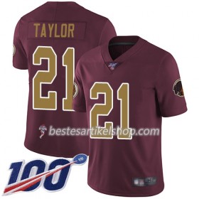 Herren Washington Redskins Trikot Sean Taylor 21 Nike Röd 100th